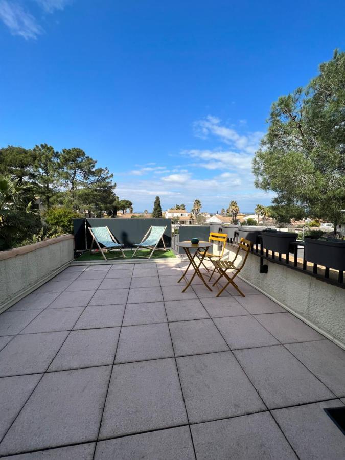 Appartement Proche Village Naturiste, Terrasse Et Parking 아그 외부 사진